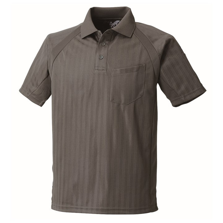 寅壱 7983-621 半袖ポロシャツ スミグレー