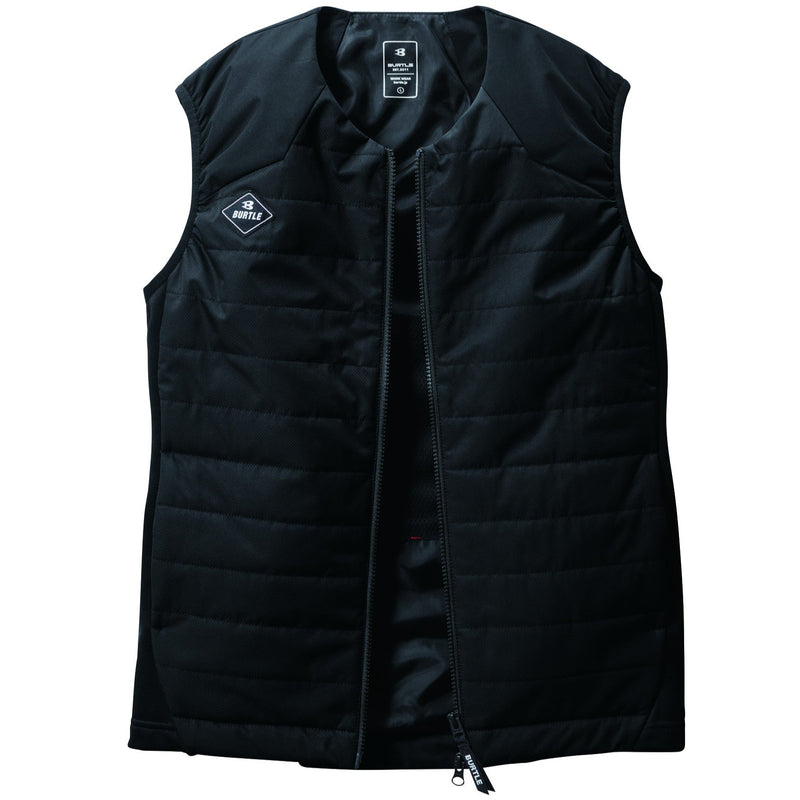 【新色追加】包み込まれるような温かさ　3220series　3214ヒーターベスト　ユニセックス　全4色 35ブラック / S