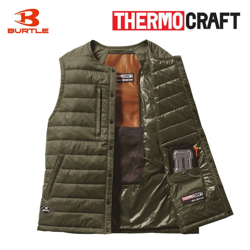 バートル サーモクラフトセット 3254 ダウンベスト +TC500 サーモクラフト + AC09 リチウムイオンバッテリー
