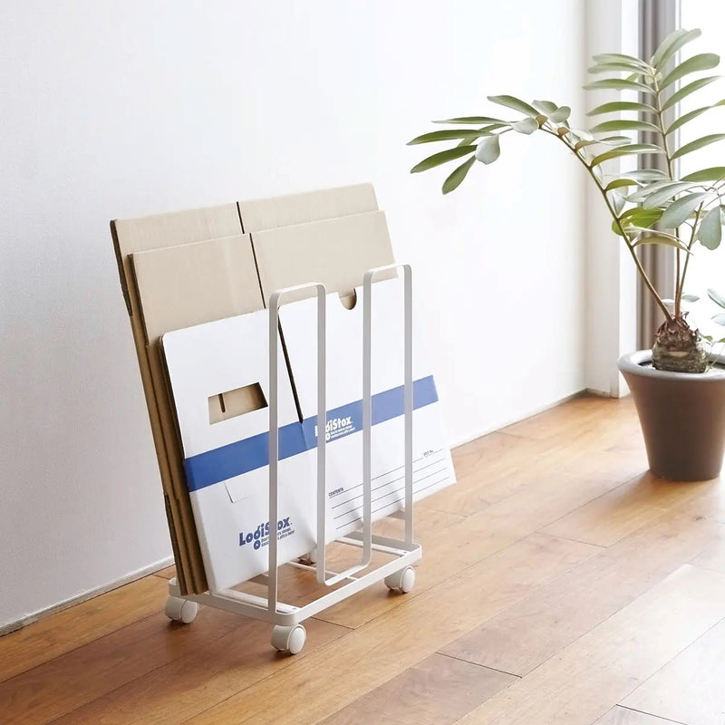 山崎実業 3303 3304 タワー 段ボールストッカー