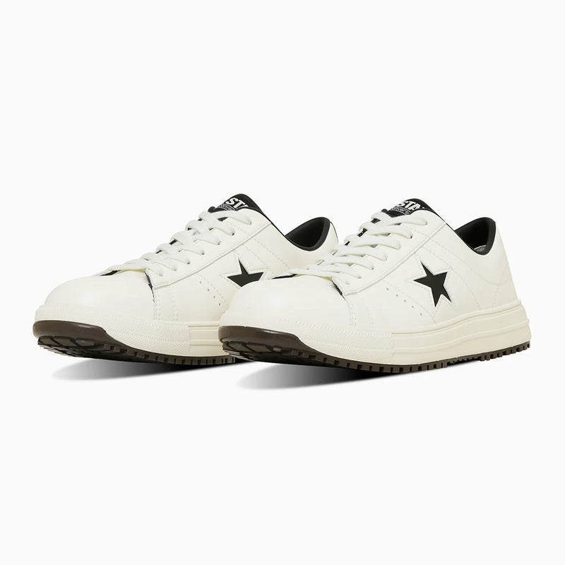 コンバース 安全靴 ONE STAR ワンスター 33701751 ホワイト×ブラック