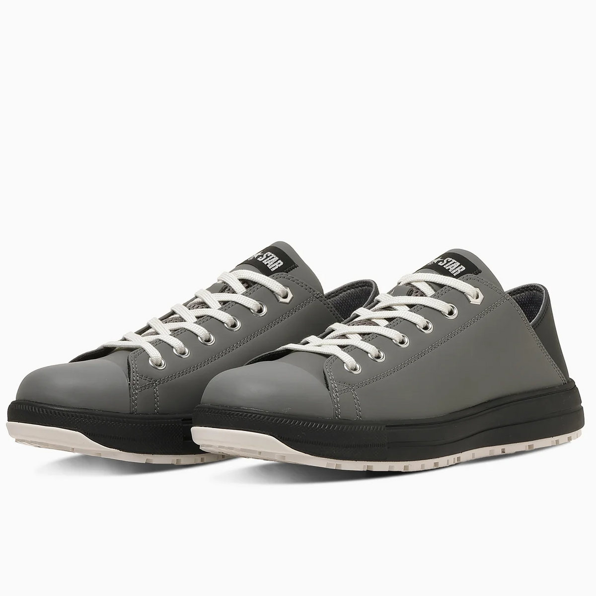 CONVERSE ALL STAR PS II BB OX 踵踏み可セーフティシューズ チャコール×ブラック