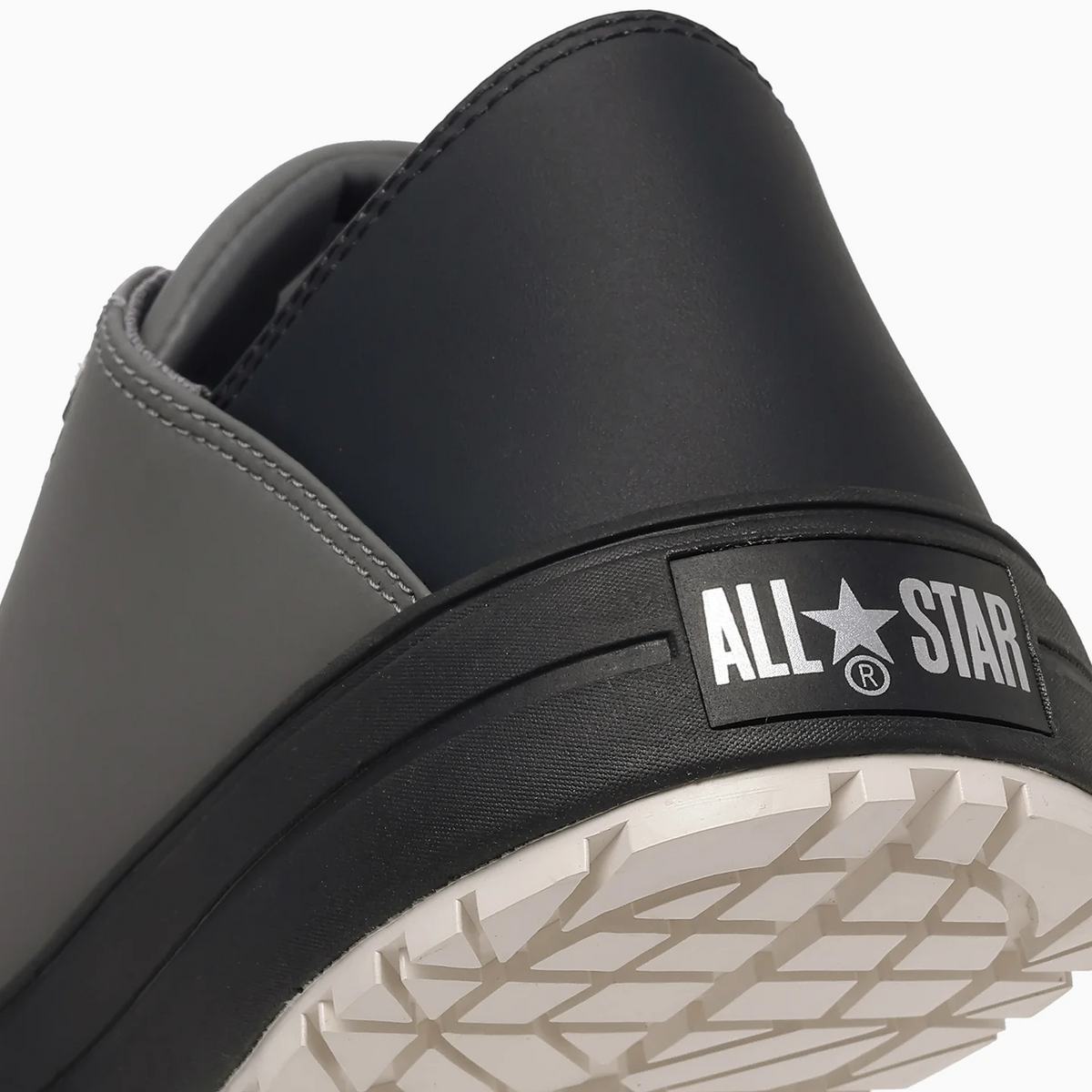 CONVERSE ALL STAR PS II BB OX 踵踏み可セーフティシューズ チャコール×ブラック
