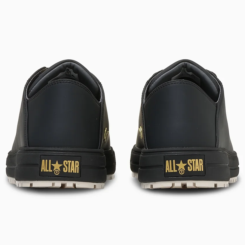 CONVERSE ALL STAR PS II BB OX 踵踏み可セーフティシューズ ブラック×ゴールド