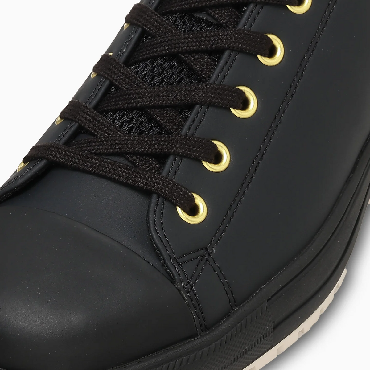 CONVERSE ALL STAR PS II BB OX 踵踏み可セーフティシューズ ブラック×ゴールド