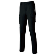 クロダルマ 679シリーズ 35679 カーゴパンツ ノータック バックシャーリング ユニセックスユニフォーム ブラック