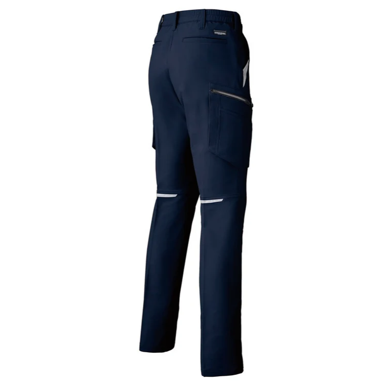 クロダルマ 679シリーズ 35679 カーゴパンツ ノータック バックシャーリング ユニセックスユニフォーム ネイビー