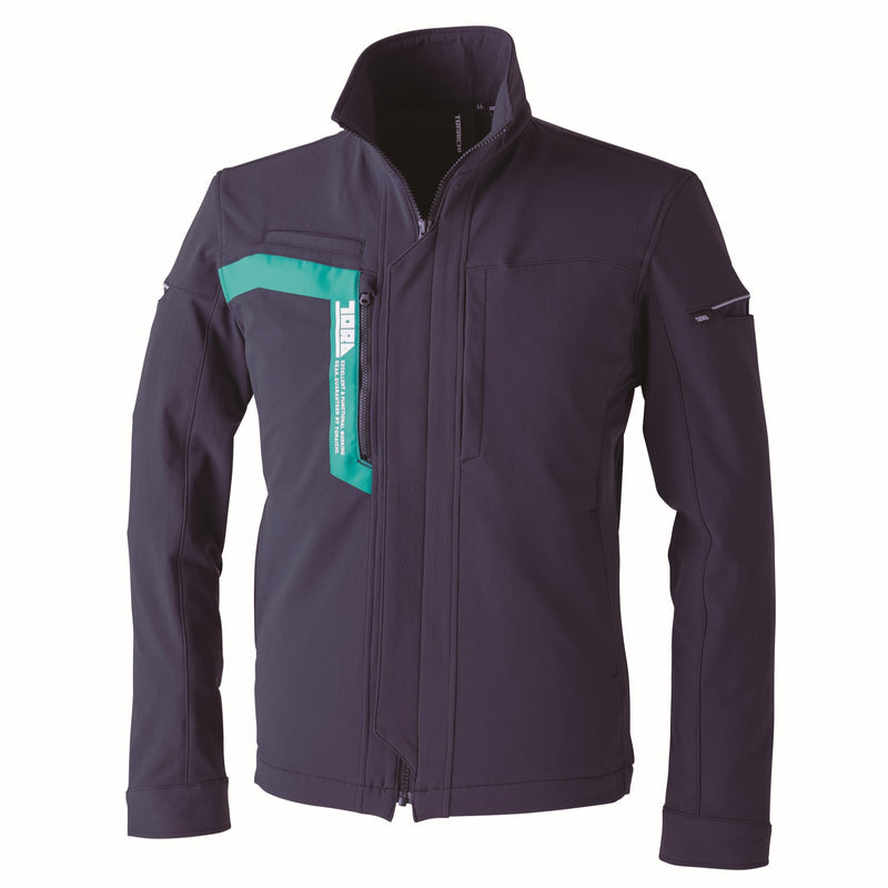 寅壱 3630-124  ワークジャケット 濃コン 正面