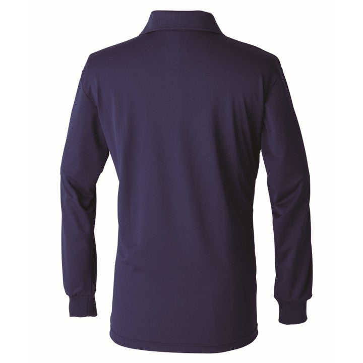 寅壱 5656-614 消臭長袖ポロシャツ 濃コン