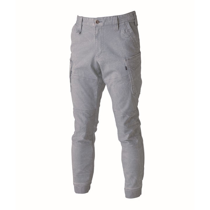 寅壱 3550-235 カーゴジョガーパンツ シルバー 正面