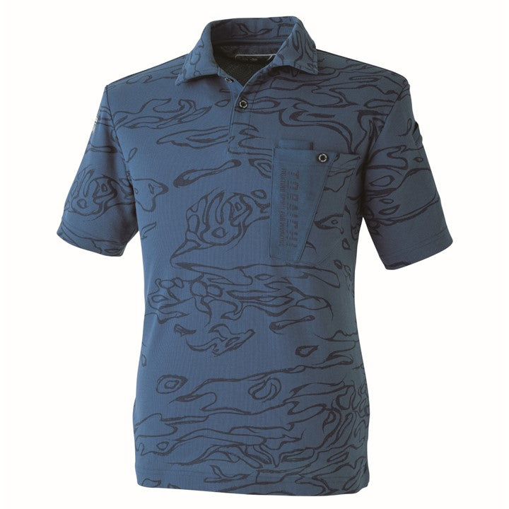 寅壱 5986-621 迷彩柄半袖ポロシャツ