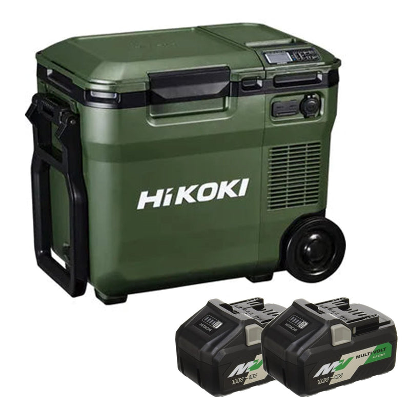HiKOKI コードレス冷温庫 18L マルチボルト蓄電池２個付きオリジナルセット