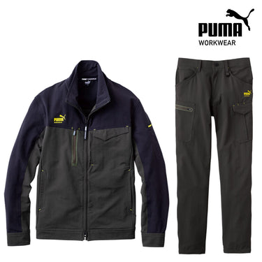 PUMA PW-3021シリーズ 伸長率60％ ストレッチワークウェア セットアップ 上下セット