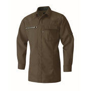 寅壱 3920-125 長袖シャツ トビ茶