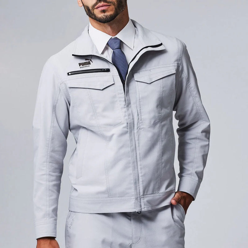 PUMA ワークジャケット PW-4021N 春夏 ドビーストレッチ作業服 通気性 快適性 2026SS新作