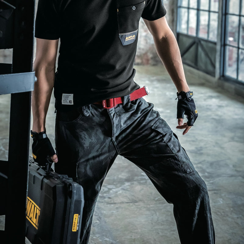 【BURTLE数量限定生産品】長さ調節自在な高強度バックル採用　4049ベルト　ユニセックス　全4色 86レッド