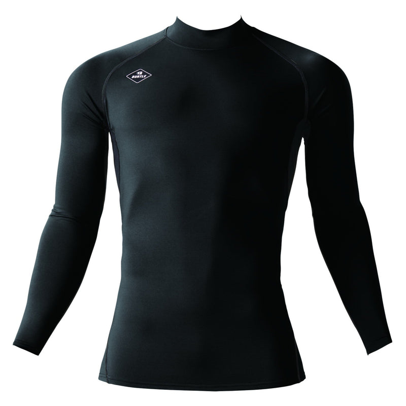 バートル 秋冬インナー 4091 ホットフィッティッド ブラック 正面