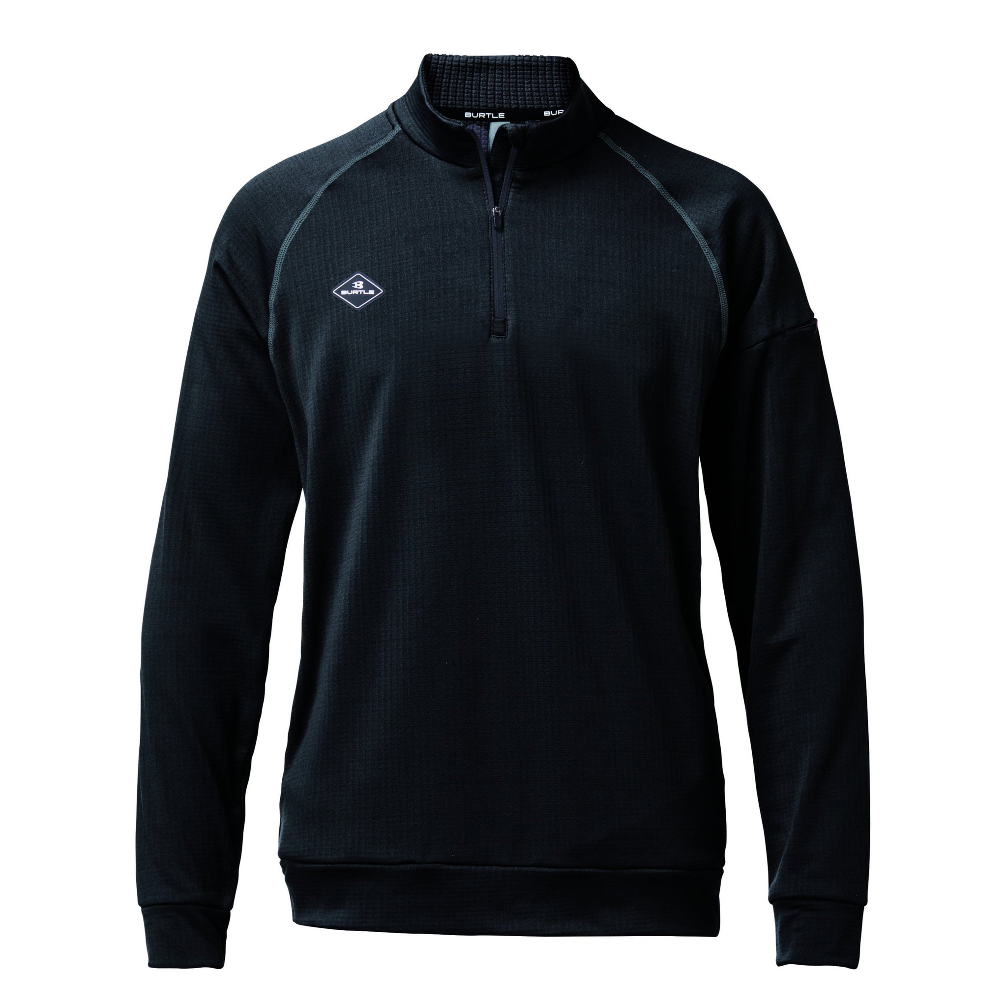 バートル 4113 ハーフジップシャツ 2025-26AW新作 ブラック