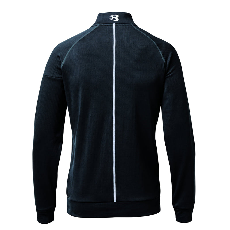 バートル 4113 ハーフジップシャツ 2025-26AW新作 バックスタイル