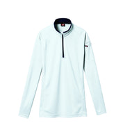 ドライメッシュシリーズ　413ハーフジップ長袖シャツ 29ホワイト / S