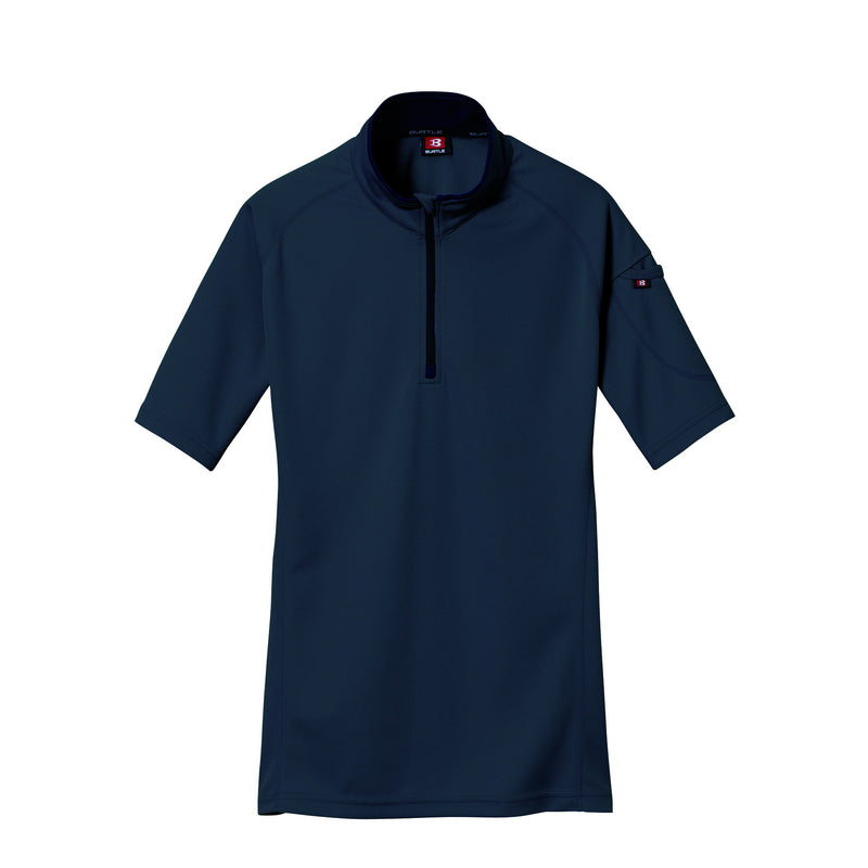 ドライメッシュシリーズ　415ハーフジップ半袖シャツ 17クーガー / S