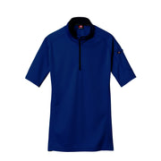 ドライメッシュシリーズ　415ハーフジップ半袖シャツ 3ネイビー / S