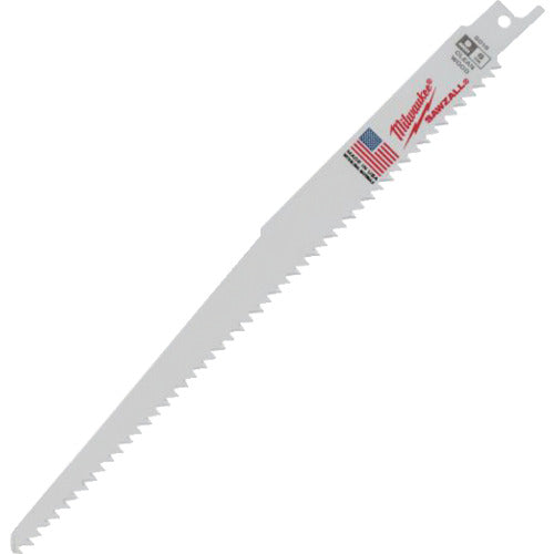 ｍｉｌｗａｕｋｅｅ　ＷＯＯＤ　木工用レシプロソーブレード　６　ＴＰＩ　２２９ｍｍ　（５本パック）