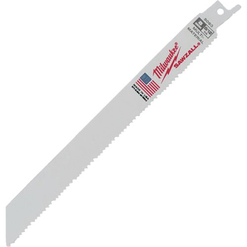 ｍｉｌｗａｕｋｅｅ　多目的レシプロソーブレード　８／１２　ＴＰＩ　２０３ｍｍ（５本パック）