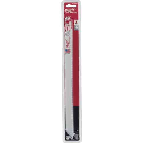 ｍｉｌｗａｕｋｅｅ　ＴＨＩＮ　ＫＥＲＦ金工用レシプロソーブレード　１８ＴＰＩ　３０５ｍｍ（５本パック）