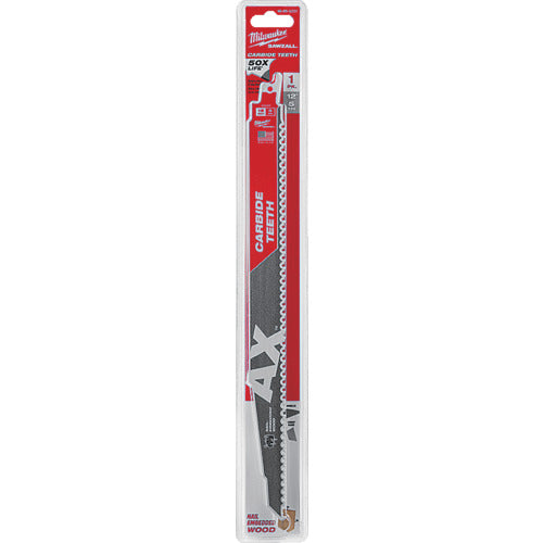 ｍｉｌｗａｕｋｅｅ　ＡＸ木工用カーバイドレシプロソーブレード　５ＴＰＩ　３０５ｍｍ　（１本）