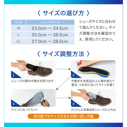 SIGMAX 中敷き メディエイド アシストインソール アーチ＆グリップ
