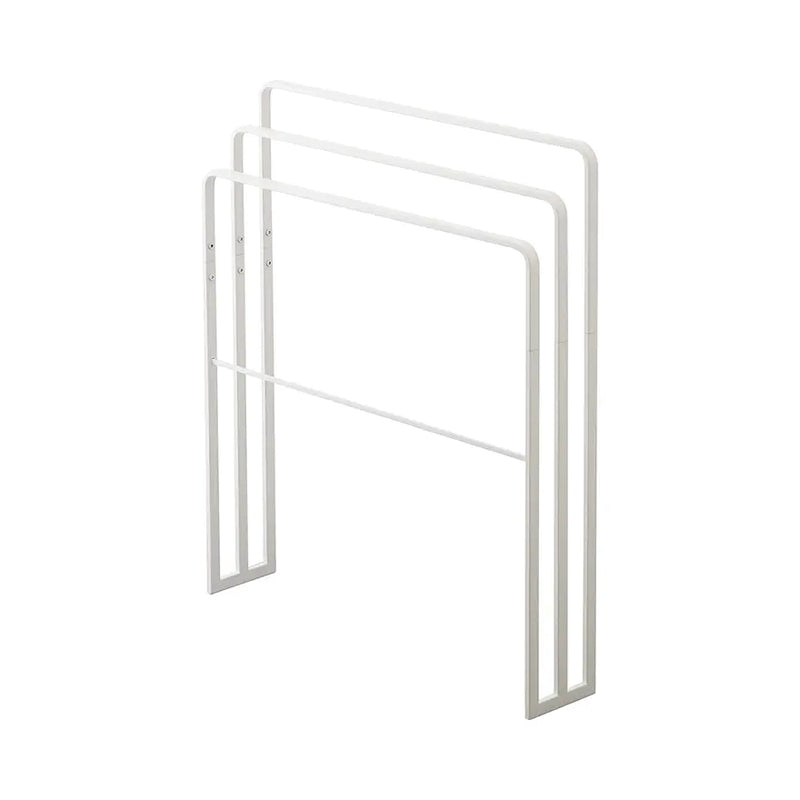 山崎実業 4979 4980 タワー 横から掛けられるバスタオルハンガー 3連