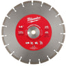milwaukee 49-93-7940 14インチ（356mm）ダイヤモンドブレード（プレミアムセグメント型）