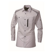 寅壱 2131-125 長袖シャツ シルバー