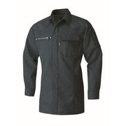 寅壱 3920-125 長袖シャツ スミグレー