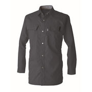 寅壱 2151-125 長袖シャツ スミグレー