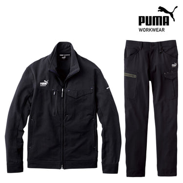 PUMA PW-3021シリーズ 伸長率60％ ストレッチワークウェア セットアップ 上下セット