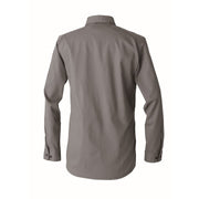 寅壱 9531-125 ワークシャツ カーキ バックスタイル