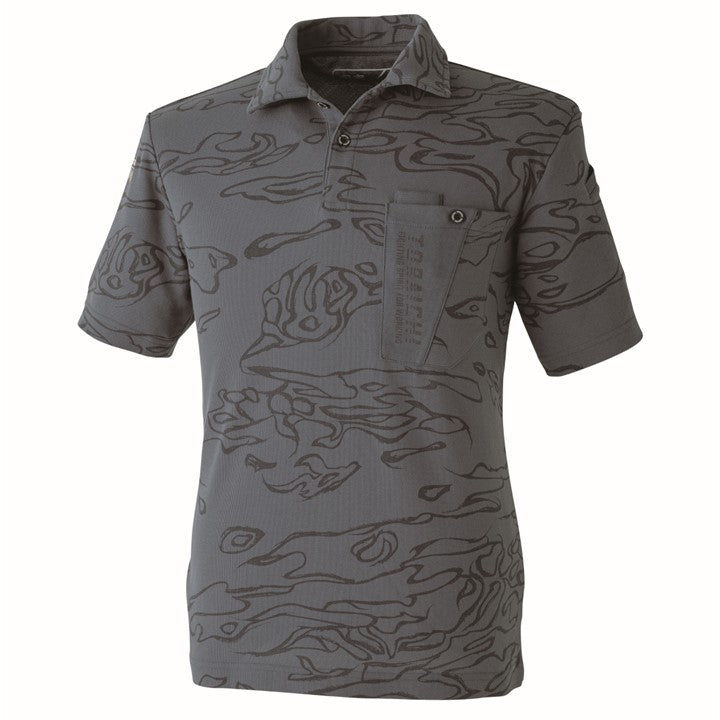 寅壱 5986-621 迷彩柄半袖ポロシャツ