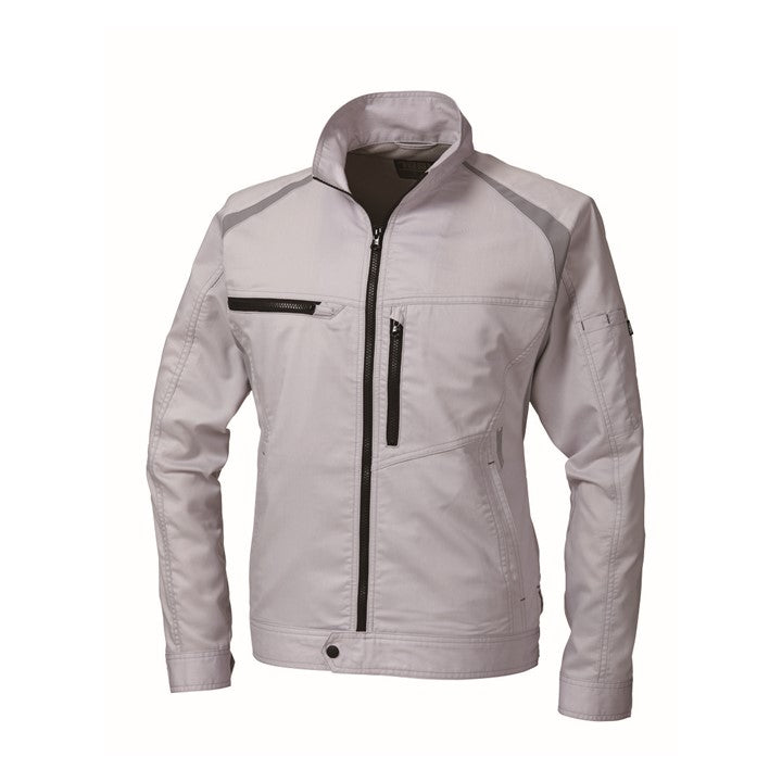 寅壱 2131-124 長袖ブルゾン シルバー