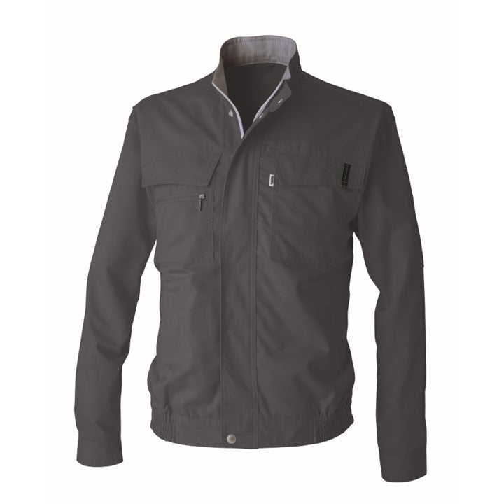 寅壱 2151-124 長袖ブルゾン スミグレー