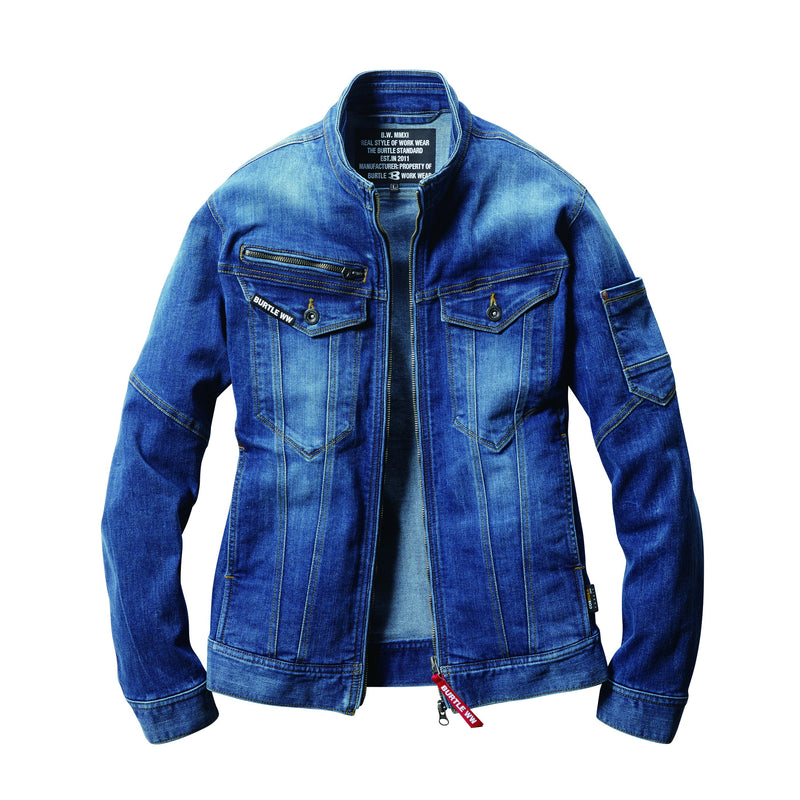 優れた耐久性とストレッチ性を兼ねそろえたCORDURAシリーズ　5011 ジャケット　ユニセックス 45インディゴ / S