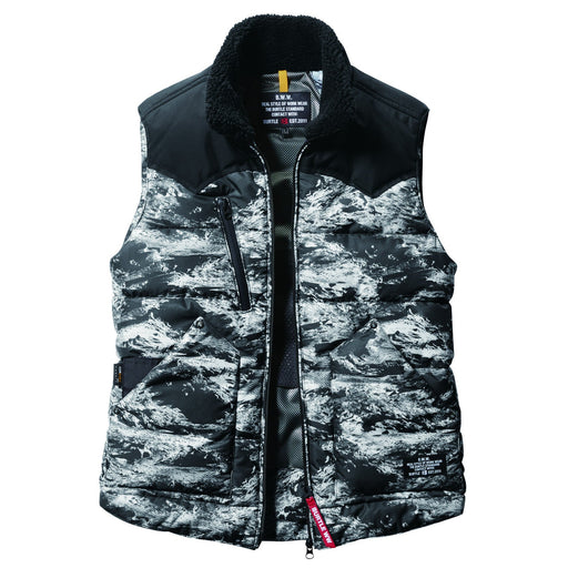 【CORDURAナイロン】サーモクラフト対応5020TCシリーズ　5024防寒ベスト　ユニセックス　全4色 73ブラックウッド / S