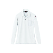 綿混紡によるナチュラルな着心地のポロシャツシリーズ　505長袖ポロシャツ 29ホワイト / S