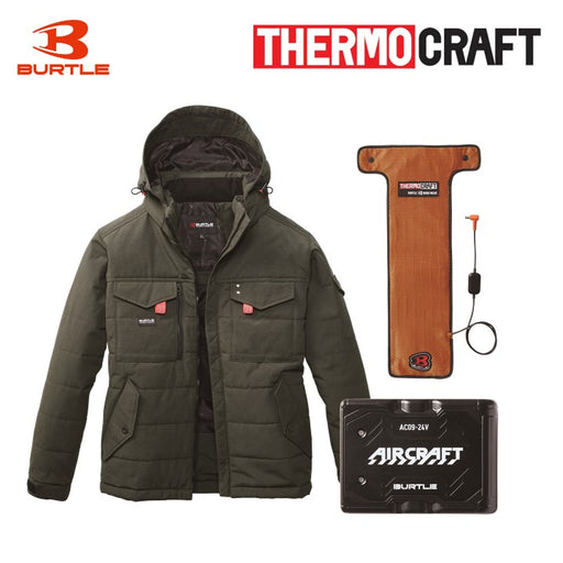 バートル サーモクラフトセット 5050 防寒ジャケット +TC500 サーモクラフト + AC09 リチウムイオンバッテリー