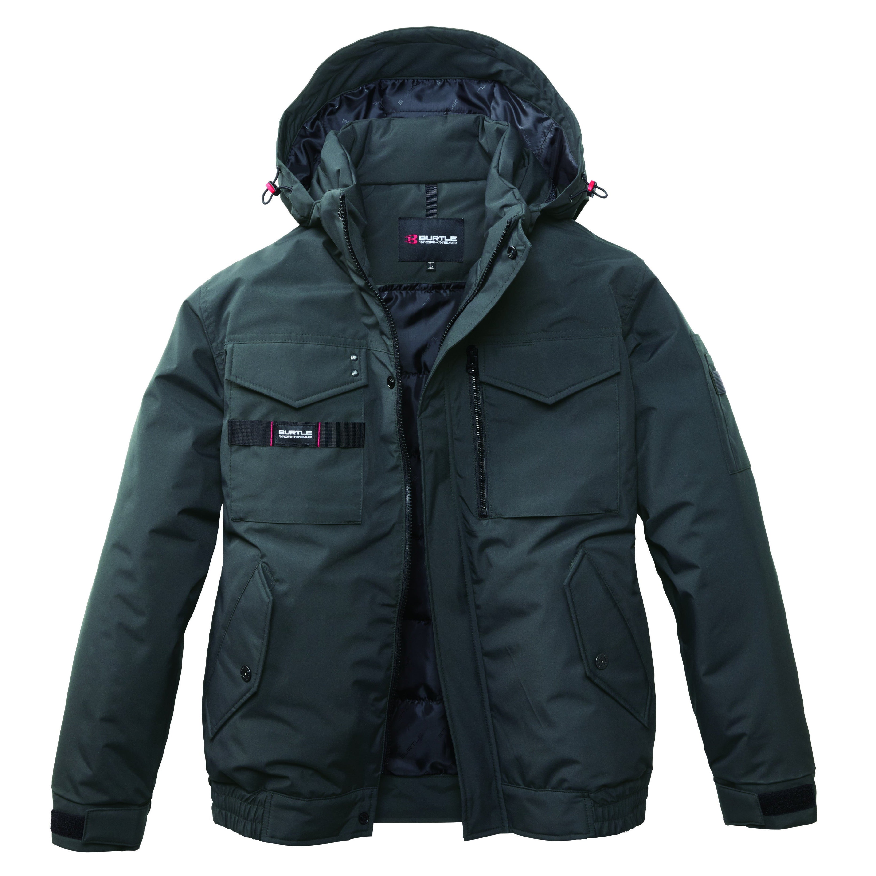 【Mサイズ】LTT TL HALF COAT BLK 機能性素材 防寒 美中古品 防寒ジャケット -60℃対応 HUMA 3D ストレッチ 防寒コート タルテックス