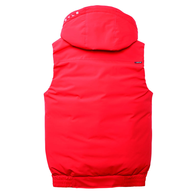 バートル 5064 防寒ベスト 2025-26AW新作 レスキューオレンジ バックスタイル