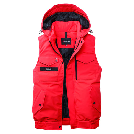 バートル 5064 防寒ベスト 2025-26AW新作 れレスキューオレンジ