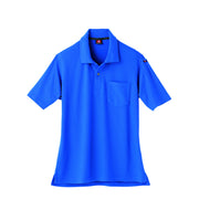 綿混紡によるナチュラルな着心地のポロシャツシリーズ　507半袖ポロシャツ 42ロイヤルブルー / S