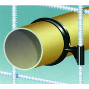 カンタン！コンクリートのかぶり厚を一定に確保できる取付材　スリーブキャッチャー